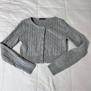 Brandy Melville Cropped Knit Cardigan